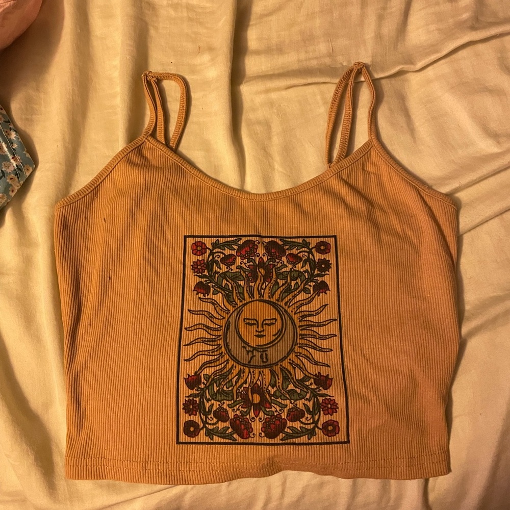 Shein boho crop top
